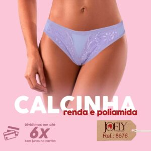 8676 - CALCINHA RENDA