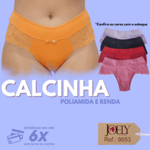 8653 - CALCINHA RENDA