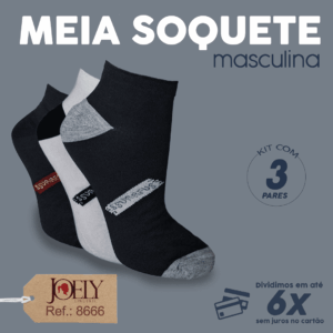 8666 - MEIA MASCULINA